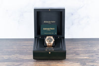Audemars Piguet<br>15412OR Royal Oak Double Balance Wheel Openworked Factory Baguette Bezel