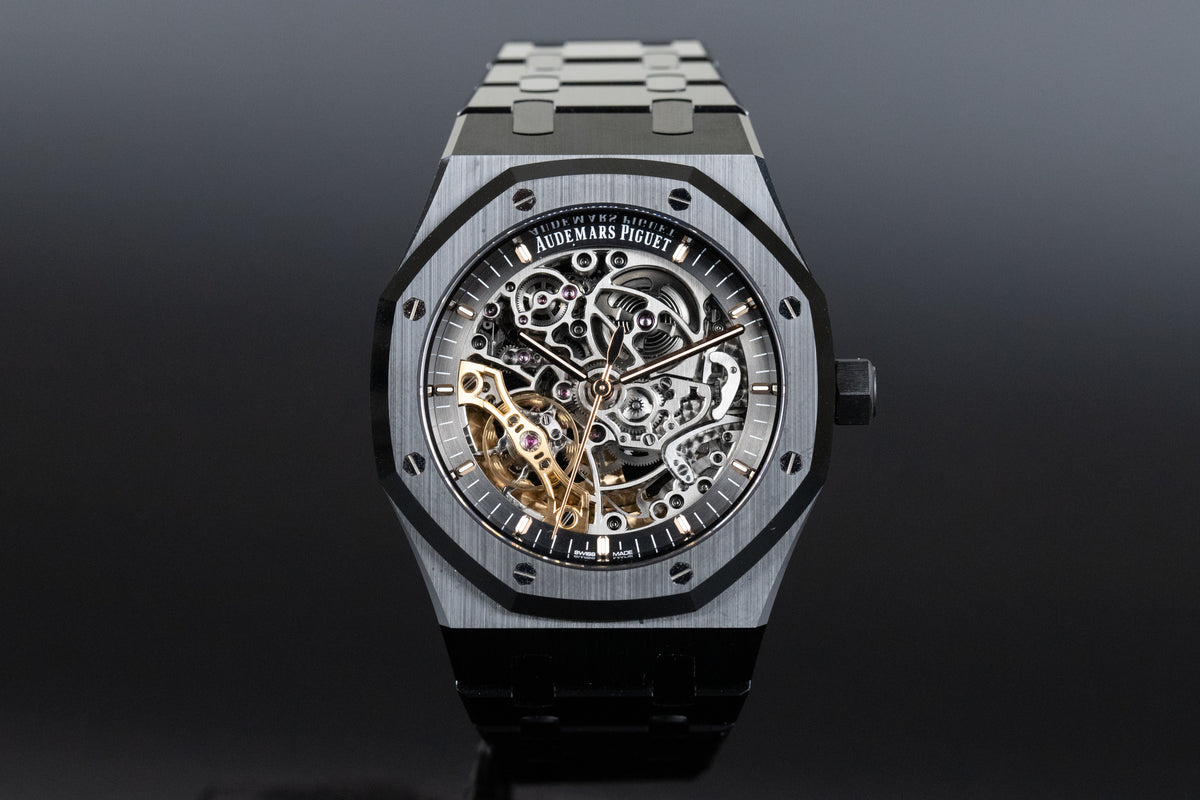 Audemars Piguet<br>15416CE Royal Oak Black Ceramic Skeleton Dial