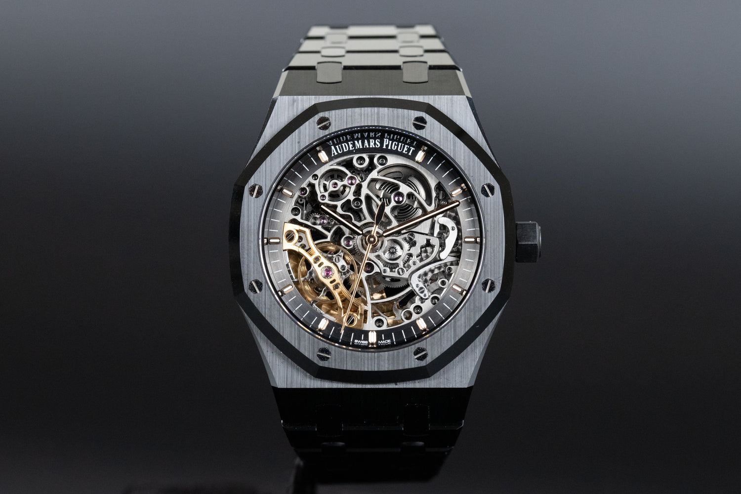 Audemars Piguet 15416CE Royal Oak Black Ceramic Skeleton Dial
