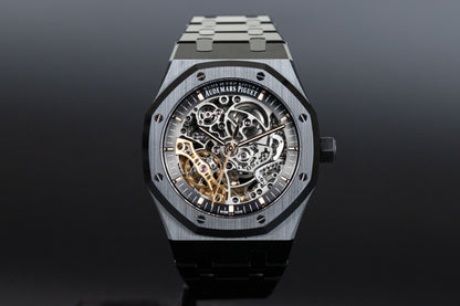Audemars Piguet 15416CE Royal Oak Black Ceramic Skeleton Dial