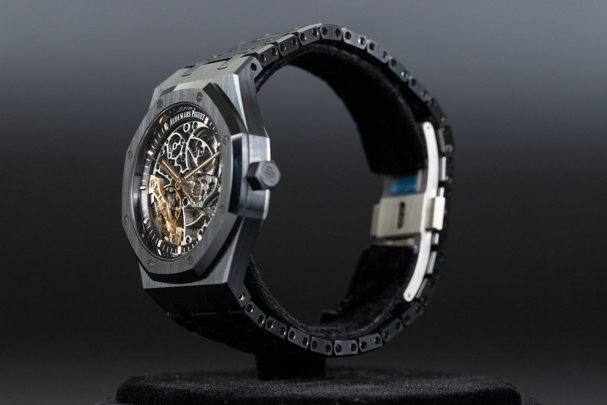 Audemars Piguet<br>15416CE Royal Oak Black Ceramic Skeleton Dial