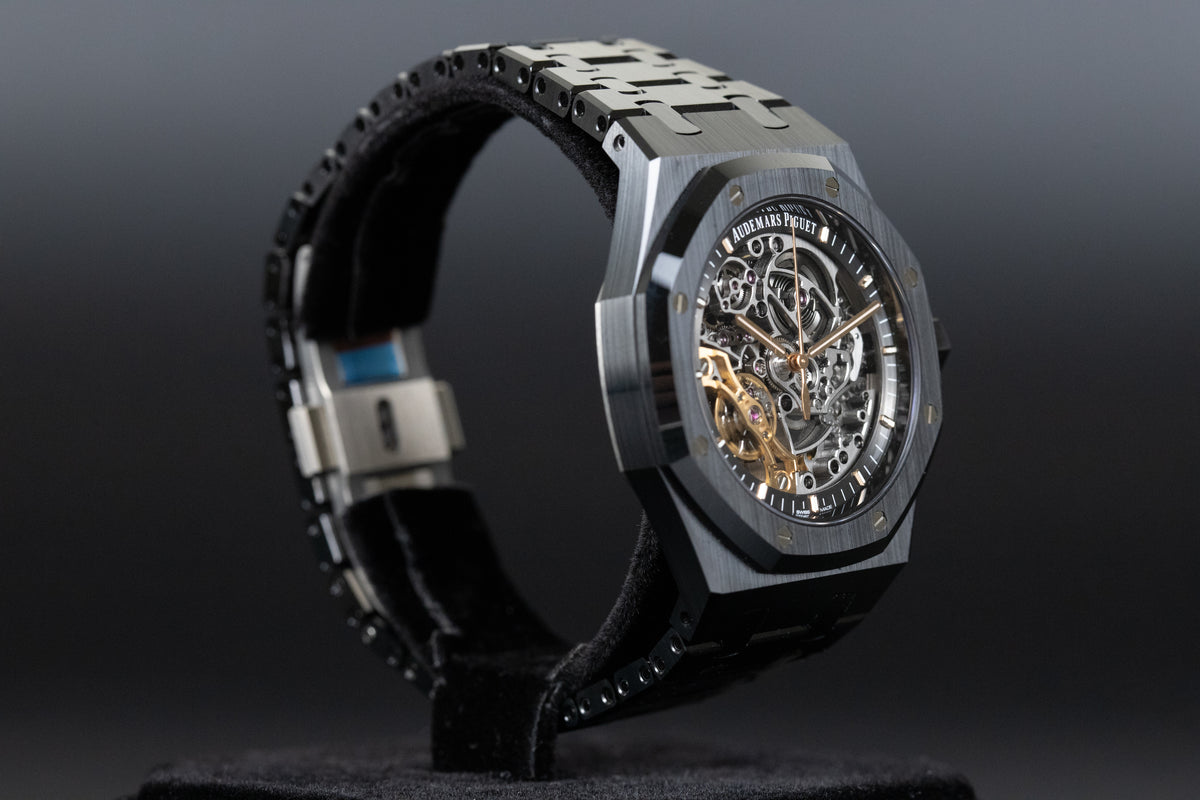 Audemars Piguet<br>15416CE Royal Oak Black Ceramic Skeleton Dial