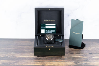 Audemars Piguet 15416CE Royal Oak Black Ceramic Skeleton Dial