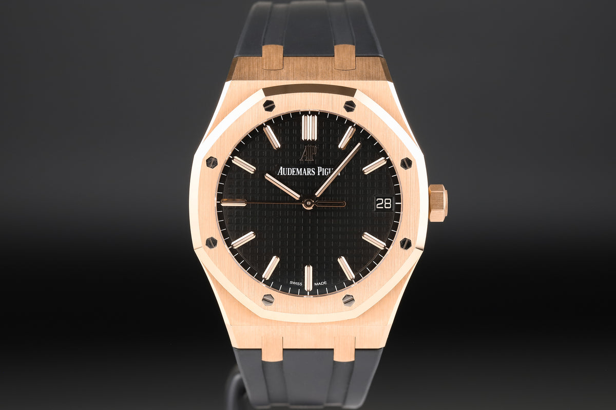 Audemars Piguet<br>15500OR Royal Oak Black Dial