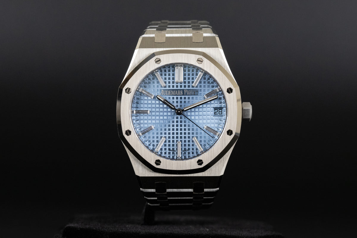 Audemars Piguet<br>15510BC Royal Oak Ice Blue Diamond Dial Limited Edition of 100