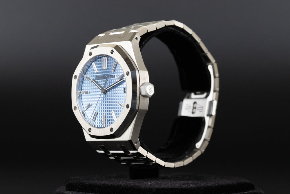 Audemars Piguet<br>15510BC Royal Oak Ice Blue Diamond Dial Limited Edition of 100