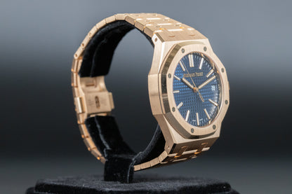 Audemars Piguet 15510OR Royal Oak Blue Dial