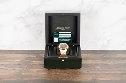 Audemars Piguet 15510OR Royal Oak Blue Dial