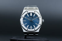 Audemars Piguet<br>15510ST Royal Oak Blue Dial 50th Anniversary