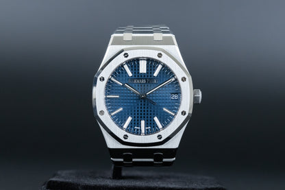 Audemars Piguet 15510ST Royal Oak Blue Dial 50th Anniversary