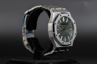 Audemars Piguet<br>15510ST Royal Oak Green Dial 50th Anniversary