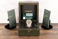 Audemars Piguet<br>15510ST Royal Oak Green Dial 50th Anniversary