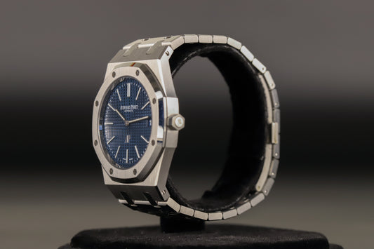 Audemars Piguet 16202ST Royal Oak Jumbo Blue Dial