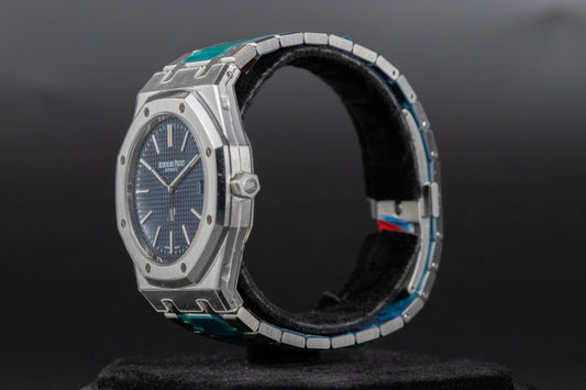 Audemars Piguet 16202ST Royal Oak Jumbo Blue Dial