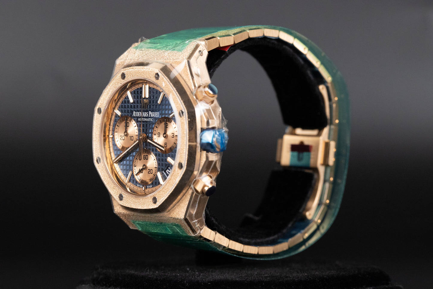 Audemars Piguet 26239OR Royal Oak Chronograph Flyback Frosted Blue Dial