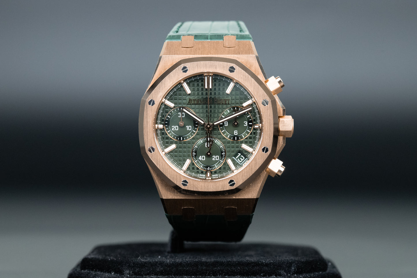 Audemars Piguet 26240OR Royal Oak Chronograph Flyback Green Dial