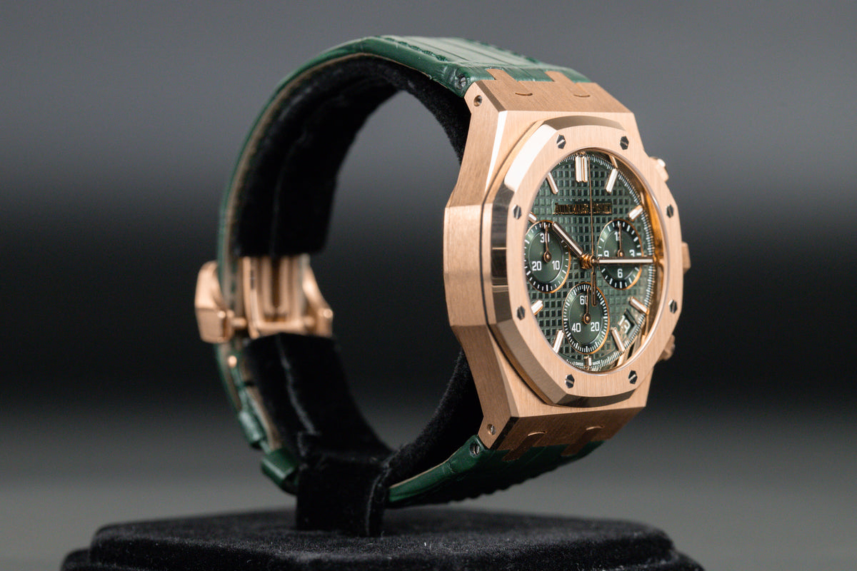 Audemars Piguet<br>26240OR Royal Oak Chronograph Flyback Green Dial