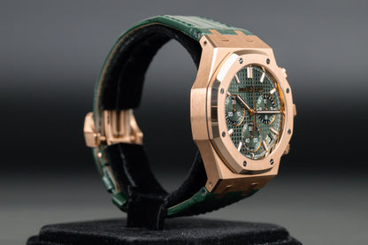 Audemars Piguet 26240OR Royal Oak Chronograph Flyback Green Dial