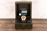 Audemars Piguet<br>26240OR Royal Oak Chronograph Flyback Green Dial Green Strap