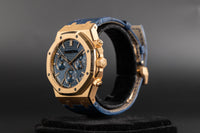 Audemars Piguet<br>26240OR Royal Oak Chronograph Flyback Blue Dial "50th Anniversary"