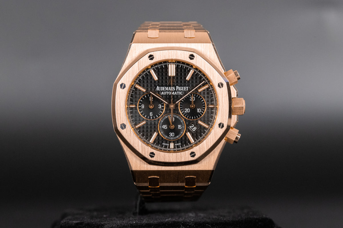 Audemars Piguet<br>26320OR Royal Oak Chronograph Black Dial