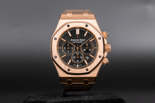 Audemars Piguet 26320OR Royal Oak Chronograph Black Dial