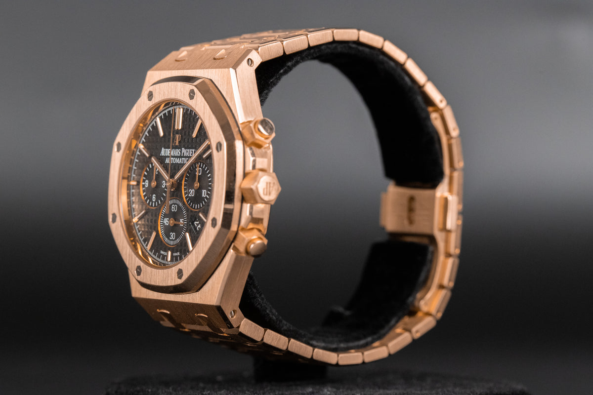 Audemars Piguet<br>26320OR Royal Oak Chronograph Black Dial