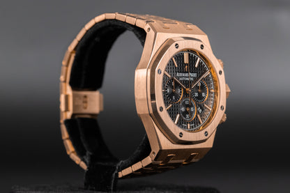 Audemars Piguet 26320OR Royal Oak Chronograph Black Dial