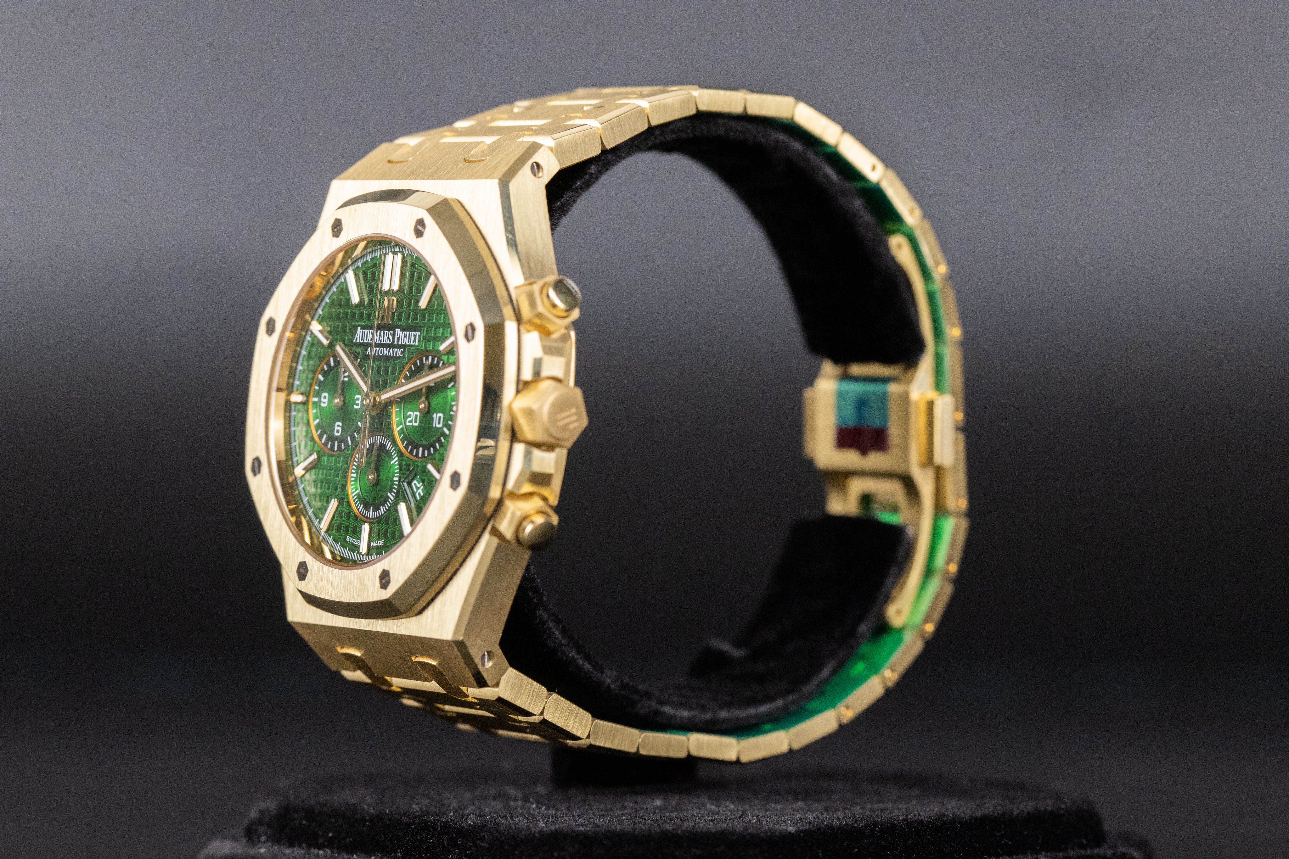 【確認用】Arabia Doria Audemars Piguet26331BA Royal Oak Chronograph Green Dial