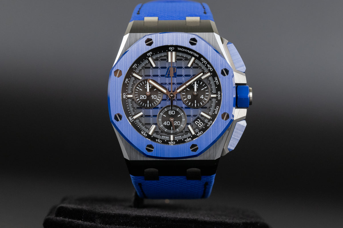 Audemars Piguet<br>26420CE Royal Oak Offshore Blue Ceramic Blue Dial