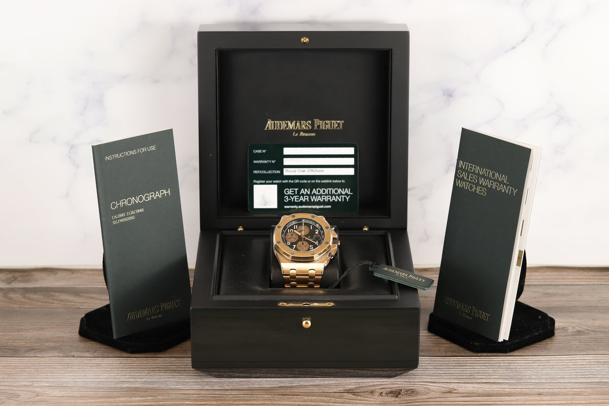 Audemars Piguet<br>26470OR Royal Oak Offshore 'Brick' Black Dial