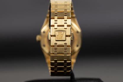 Audemars Piguet 26574BA Royal Oak Perpetual Calendar Yellow Gold Blue Dial