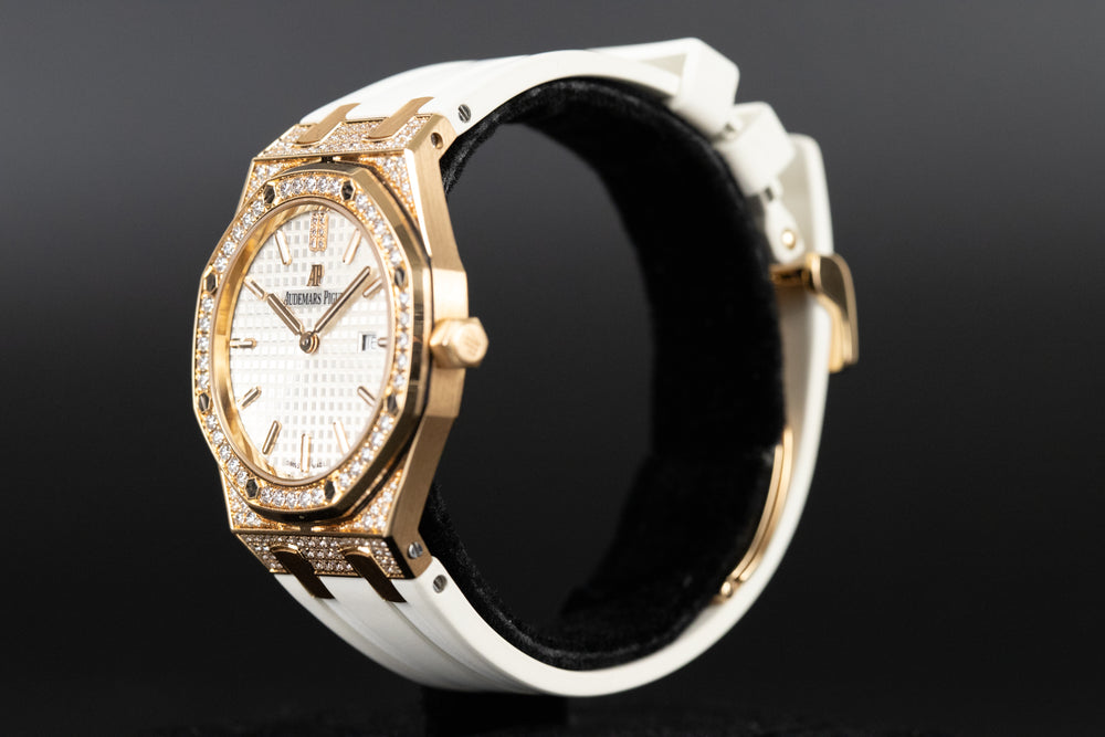 Audemars Piguet<br>67652OR Lady Royal Oak White Dial