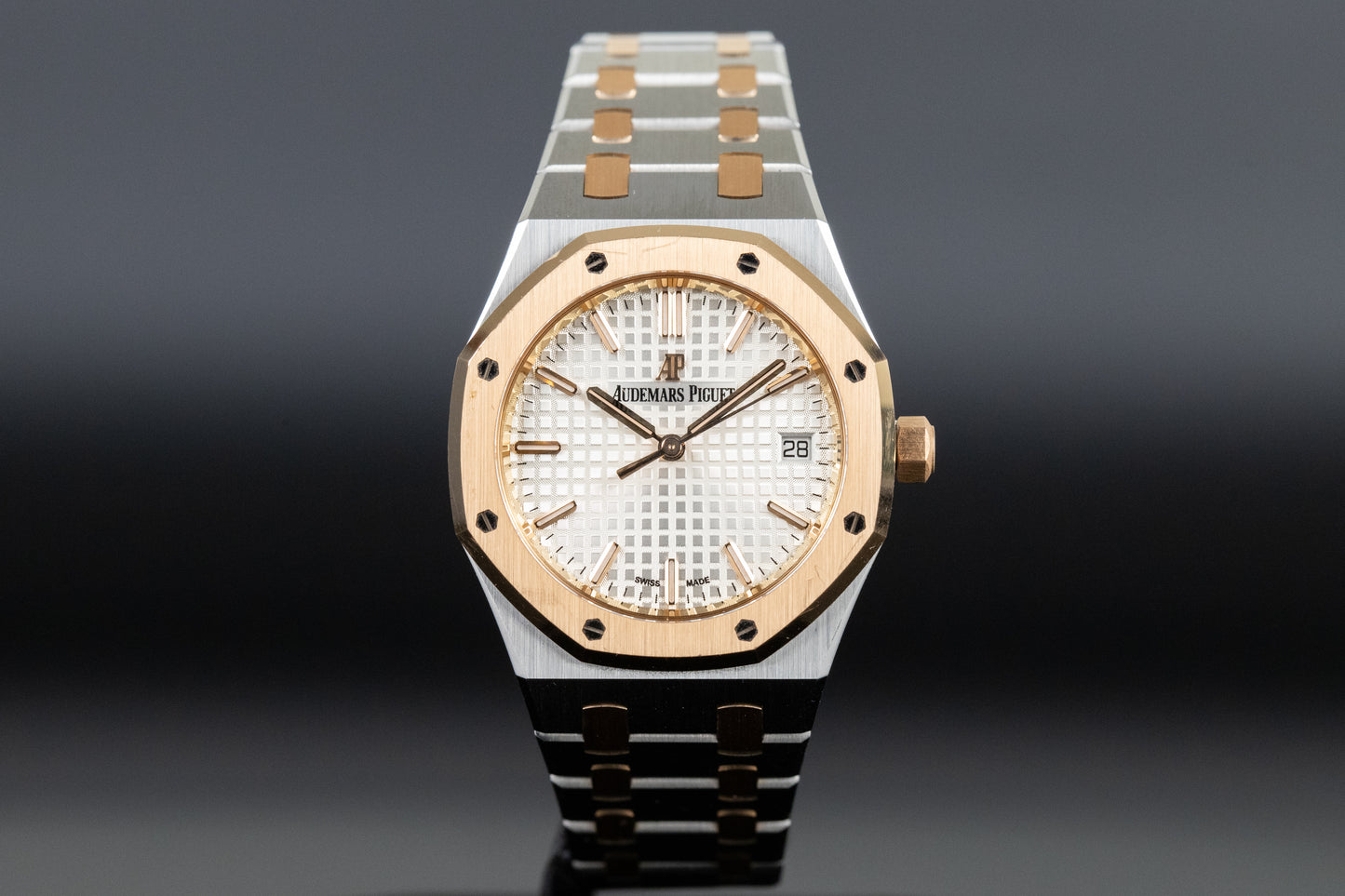Audemars Piguet 77350SR Royal Oak 34mm White Dial