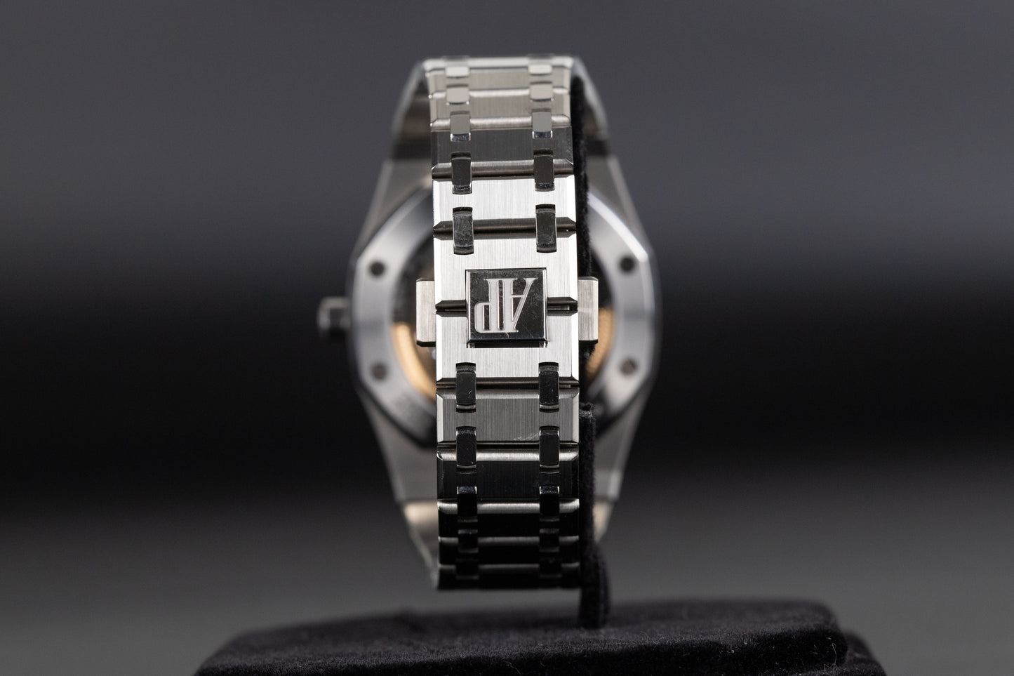 Audemars Piguet 15202IP Royal Oak Jumbo Platinum Titanium Smoked Blue Dial Limited to 250