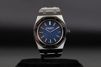 Audemars Piguet<br>15202IP Royal Oak Jumbo Platinum Titanium Smoked Blue Dial Limited to 250