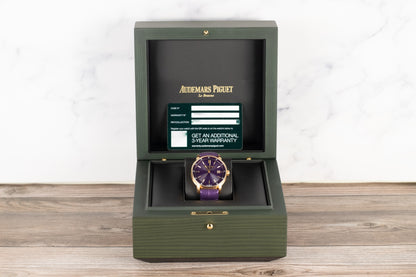 Audemars Piguet 15210OR Code 11.59 Purple Dial
