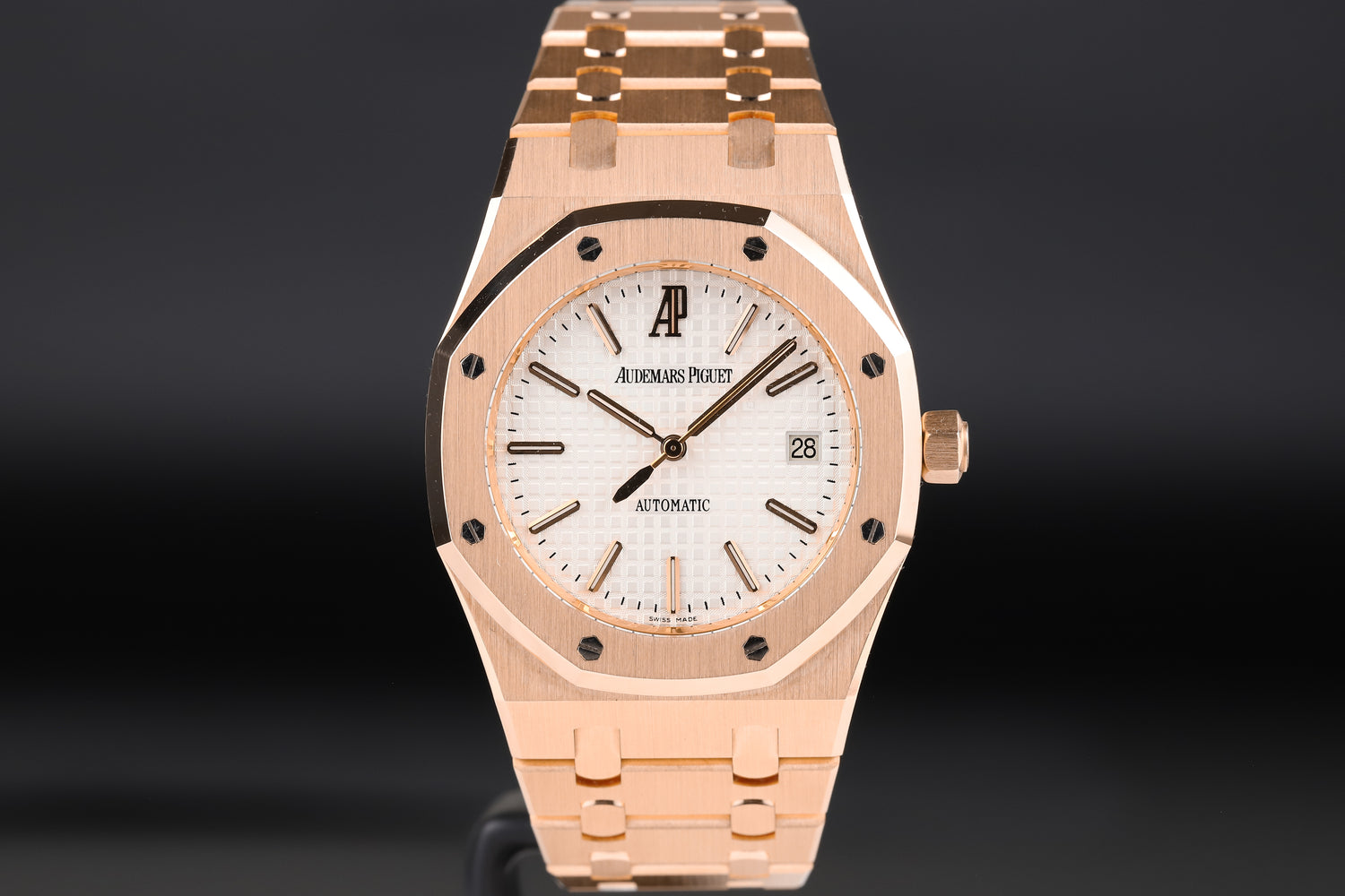 Audemars Piguet<br>15300OR Royal Oak White Dial