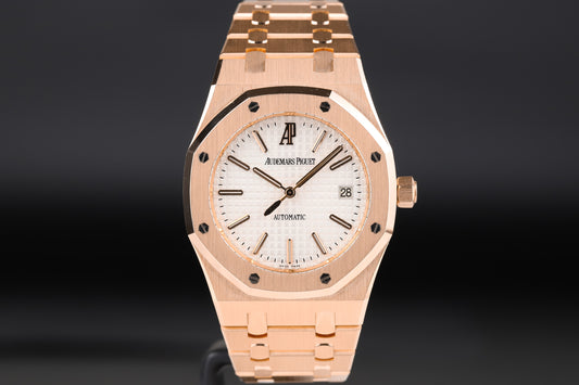 Audemars Piguet<br>15300OR Royal Oak White Dial