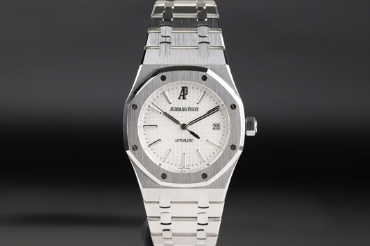 Audemars Piguet<br>15300ST Royal Oak White Dial