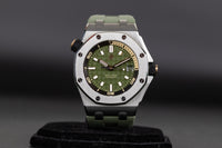Audemars Piguet<br>15720ST Royal Oak Offshore Diver Green Dial