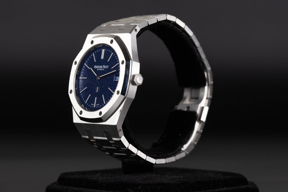 Audemars Piguet<br>16202BC Royal Oak Jumbo Tuscan Blue Dial