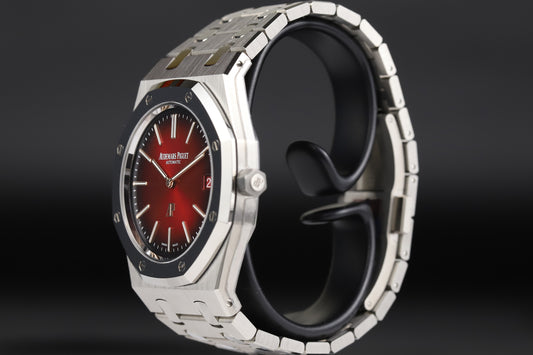 Audemars Piguet 16202XT Royal Oak Jumbo Bulk Metallic Glass (BMG) Red Dial