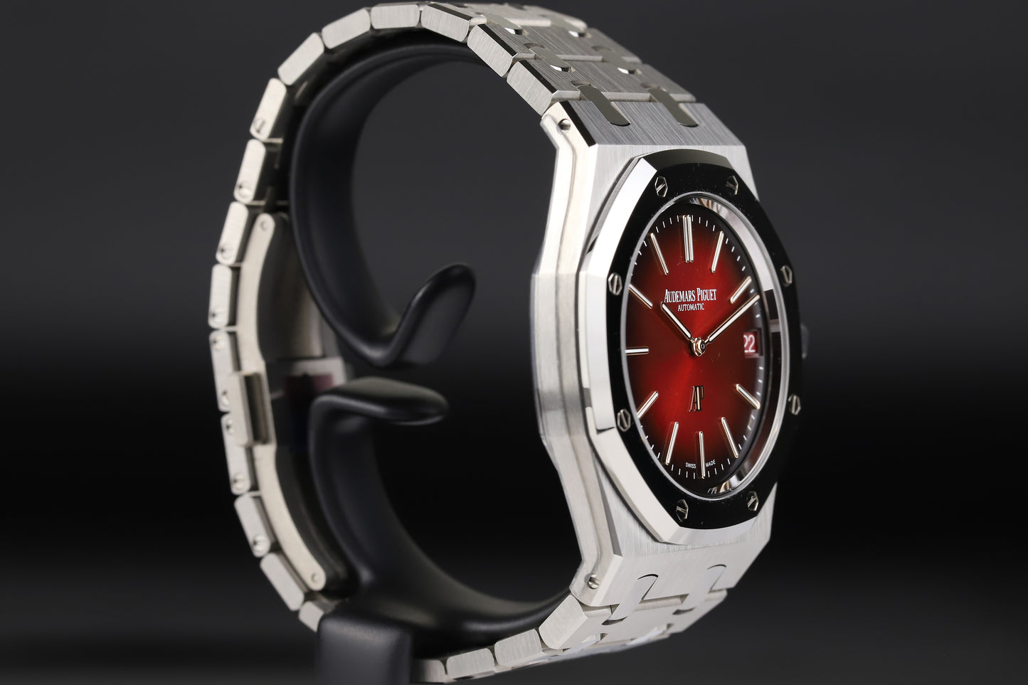 Audemars Piguet 16202XT Royal Oak Jumbo Bulk Metallic Glass (BMG) Red Dial