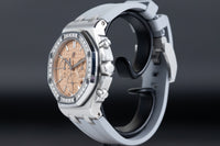 Audemars Piguet<br>26231ST Ladies Royal Oak Offshore 37mm Salmon Dial Diamond Bezel