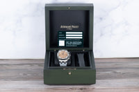 Audemars Piguet<br>26231ST Ladies Royal Oak Offshore 37mm Salmon Dial Diamond Bezel