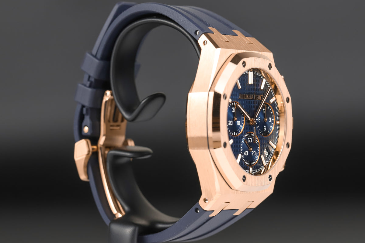 Audemars Piguet<br>26240OR Royal Oak Chronograph Flyback Blue Dial "50th Anniversary"