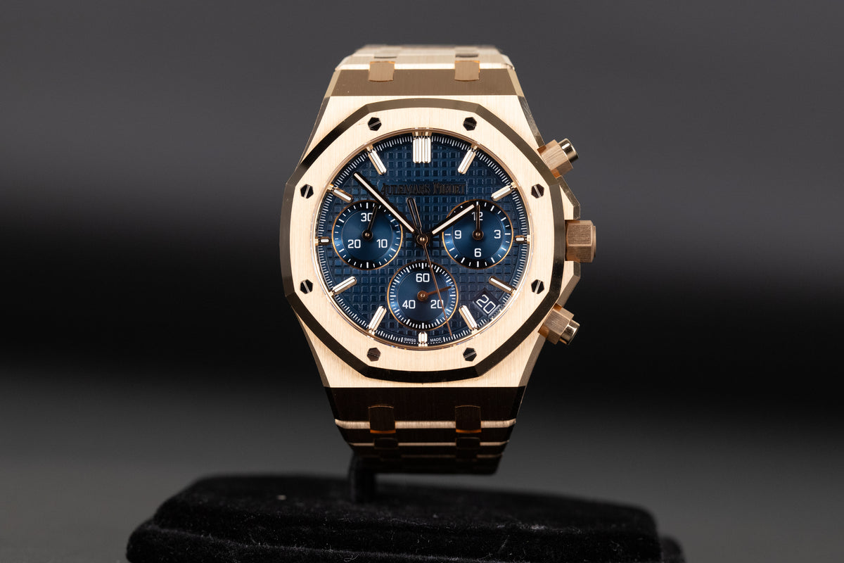 Audemars Piguet<br>26240OR Royal Oak Chronograph Flyback Blue Dial