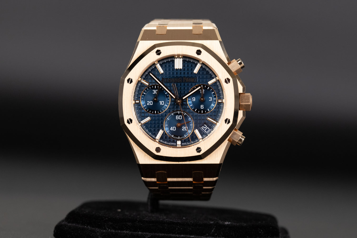 Audemars Piguet 26240OR Royal Oak Chronograph Flyback Blue Dial