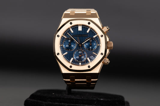 Audemars Piguet 26240OR Royal Oak Chronograph Flyback Blue Dial